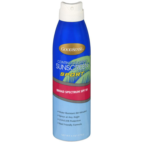 GoodSense Sunscreen Continuous Spray Sport, SPF 50 - 6 oz GoodSense Sunscreen Continuous Spray Sport, SPF 50 - 6 oz
