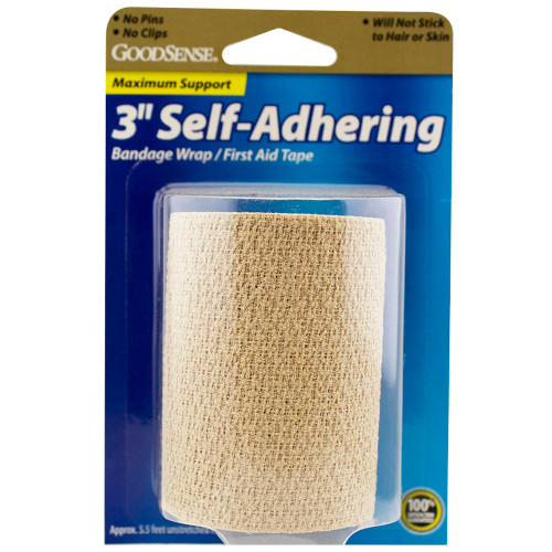 Good Sense Self Grip Adhering Bandage, Beige - 3"