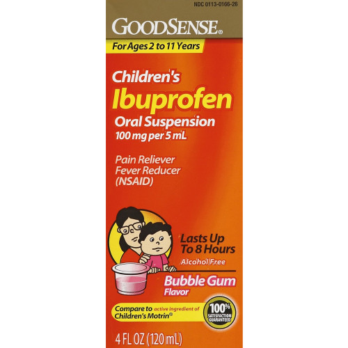Good Sense Children's Ibuprofen Oral Suspension, Bubblegum - 4 oz