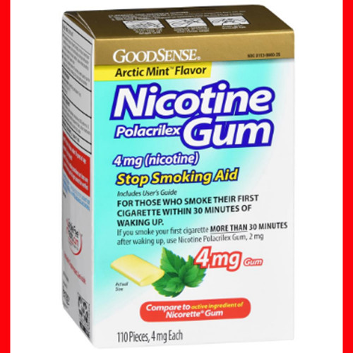 Good Sense Nicotine Gum Mint, 4 mg Mint - 110 pc