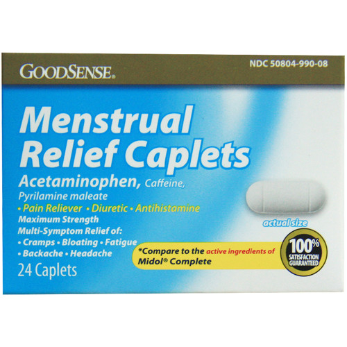 Good Sense Menstrual Relief Caplets - 24 ct