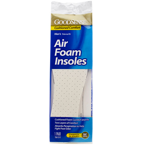 Good Sense Men's Air Foam Insoles, OFSA - 1 pair
