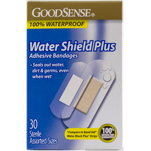 Good Sense Water Shield Bandages, Asst - 30 ct