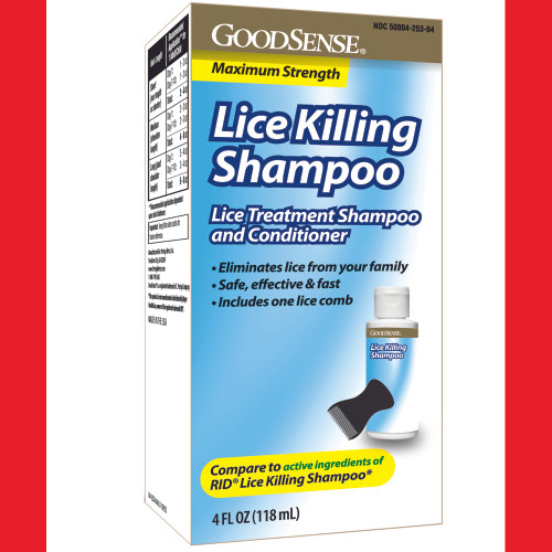 Good Sense Lice Killing Shampoo MS w/Comb - 4 oz
