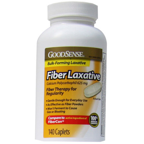 Good Sense Fiber Laxative Caplets - 140 ct
