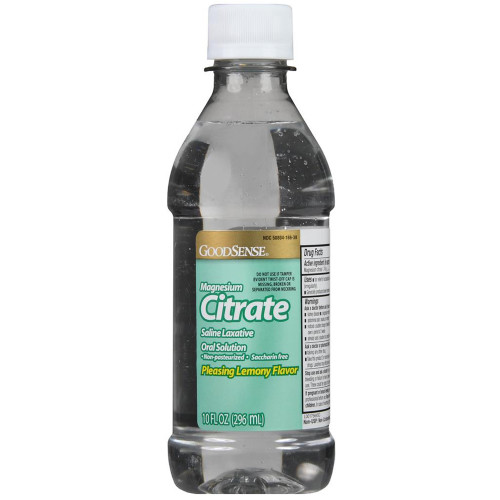 Good Sense Magnesium Citrate, Lemon - 10 oz