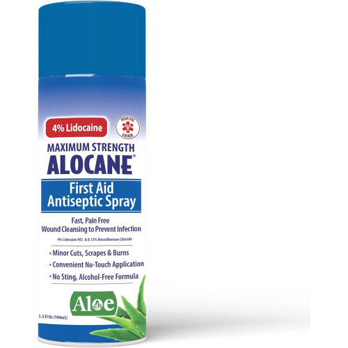 Alocane First Aid Antiseptic Spray Maximum Strength - 3.5 oz