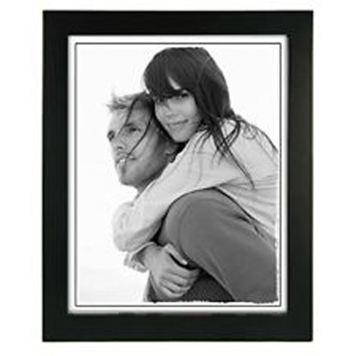 Linear Wood Frame, Black, 8x10" – with Gentle and Reliable Fit