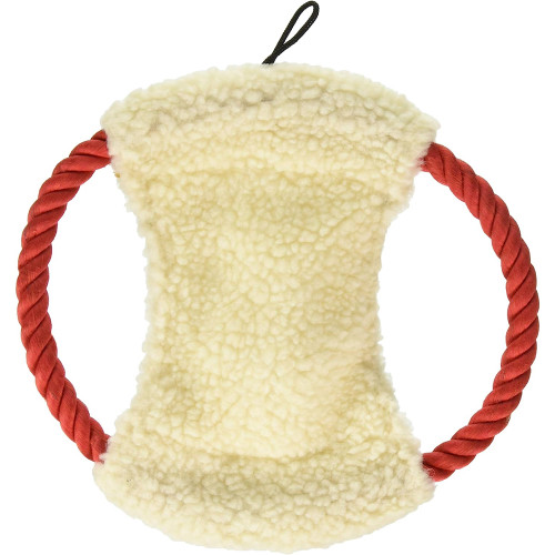 10" Fleece/Rope Frisbee- 1 each