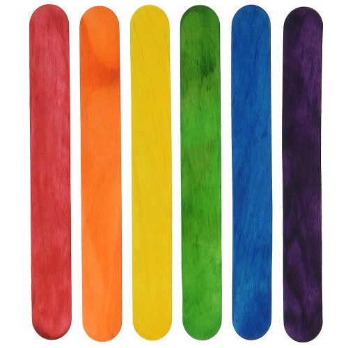 7 7/8x1" Extra Jumbo Colored Craft Sticks, 24 ct - 1 Pack