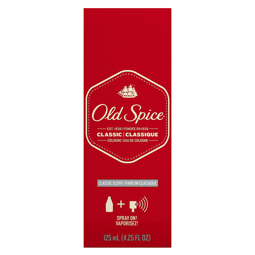 Old Spice Classic Cologne, 4.25 oz - 1 Package