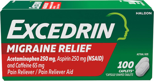 Excedrin Migraine Relief Caplets - 100 count
