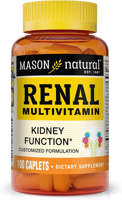 Mason Natural Renal Multivitamin Caplets - 100 ct