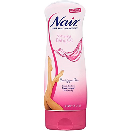 Nair Hair Remover Lotion Softening Baby Oil - 9 oz