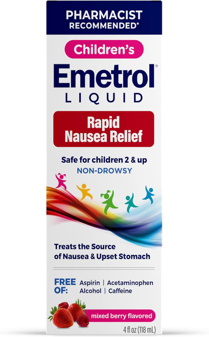 Emetrol Children's Rapid Nausea Relief Liquid Mixed Berry - 4 oz