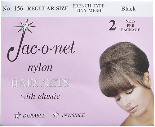 Jac-O-Net Hair Net, Black Comes With 1 Net