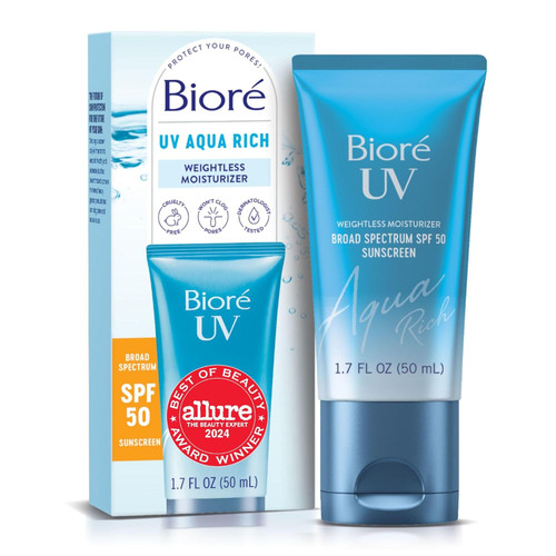 Biore UV Aqua Rich Weightless Moisturizer SPF 50 - 1.7 oz