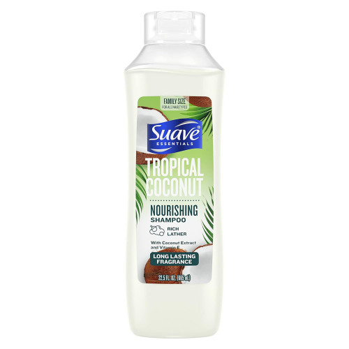 Suave Essentials Nourishing Shampoo, Tropical Coconut - 22.5 ounce
