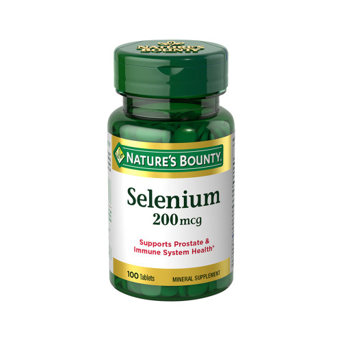Nature's Bounty Selenium 200 mcg Tablets, 100 ct