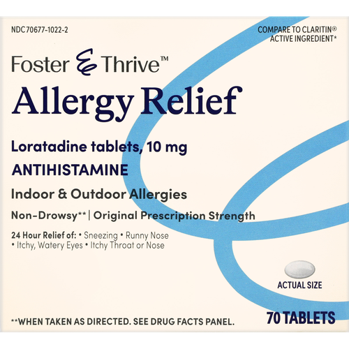 Foster & Thrive Loratadine 10 mg - 70 tab