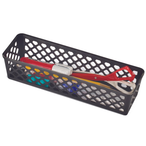 Achieva Long Supply Basket - Black, 3 pack