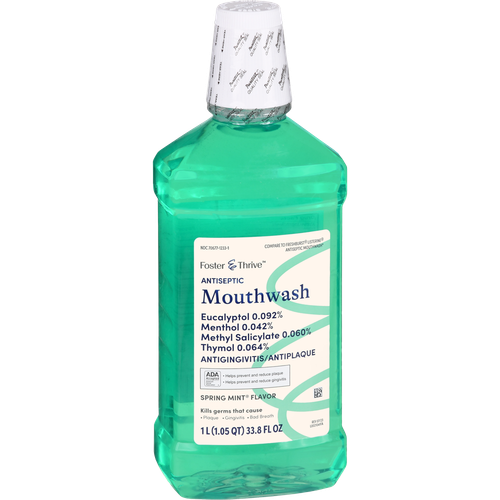 Foster and Thrive Mouthwash Springmint 33.8 oz