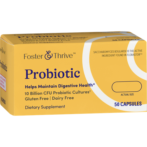 Foster and Thrive Probiotic Saccharomyces boulardii 50 capsules