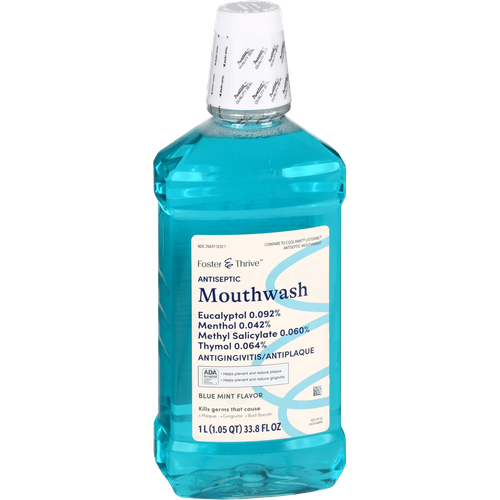 Foster and Thrive Mouthwash Blue Mint 33.8 oz