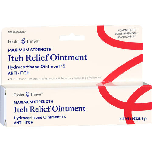 Foster and Thrive Hydrocortisone Ointment 1% 1 oz
