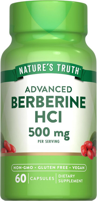 Nature's Truth Berberine HCI 500 mg - 60 Capsules
