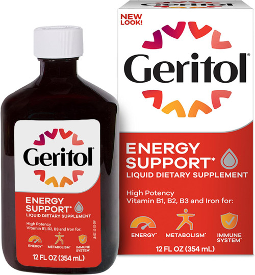 Geritol Energy Support Liquid - 12 oz