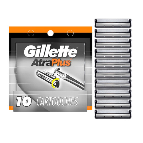 Gillette AtraPlus Cartridges with Lubrastrip - 10 ct