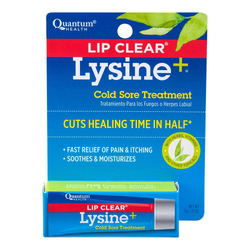 Quantum Health Lip Clear Lysine+ Cold Sore Treatment - 0.233 oz