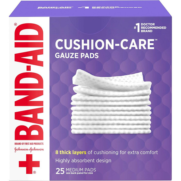 Johnson & Johnson Red Cross Hospital Grade Gauze Pads 3"x3" - 25 ct