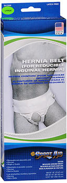 Sport Aid Hernia Belt White Lg - 1 ea.