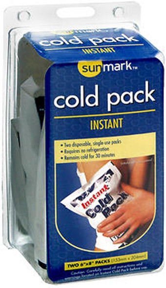Sunmark Instant Cold Packs - 2 pk