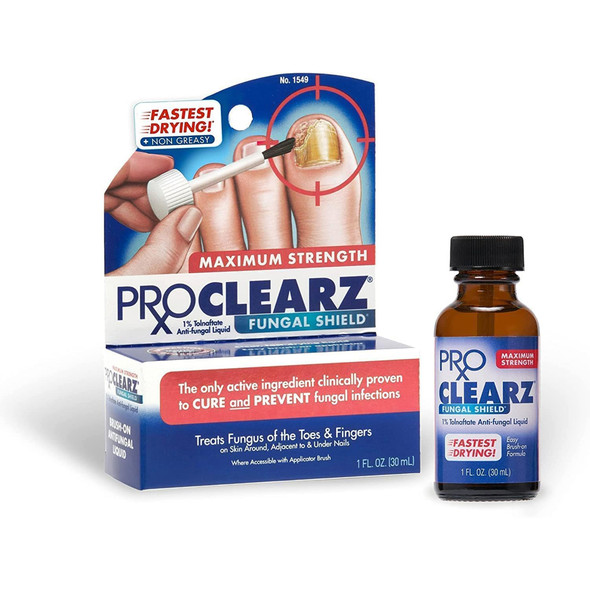 Proclearz Fungal Shield Brush-On Antifungal Liquid Maximum Strength - 1 oz Proclearz Fungal Shield Brush-On Antifungal Liquid Maximum Strength - 1 oz