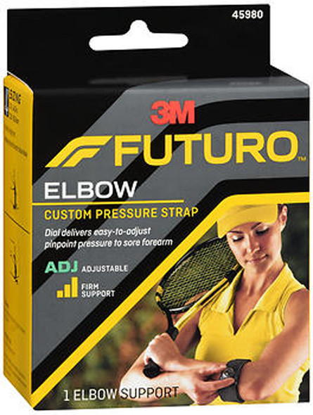 Futuro Sport Custom Dial Tennis Elbow Strap Adjust to Fit Firm Stabilizing Support - 1 ea.
