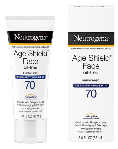 Neutrogena Age Shield Face Oil-Free Sunscreen SPF 70 - 3 oz