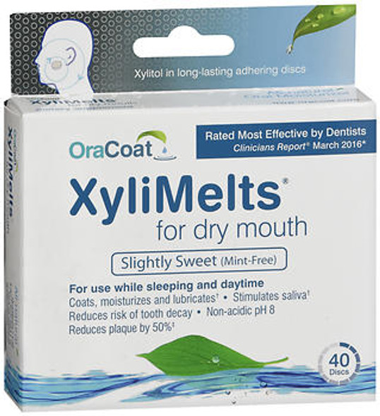 Orahealth XyliMelts Mint-Free Discs - 40 discs