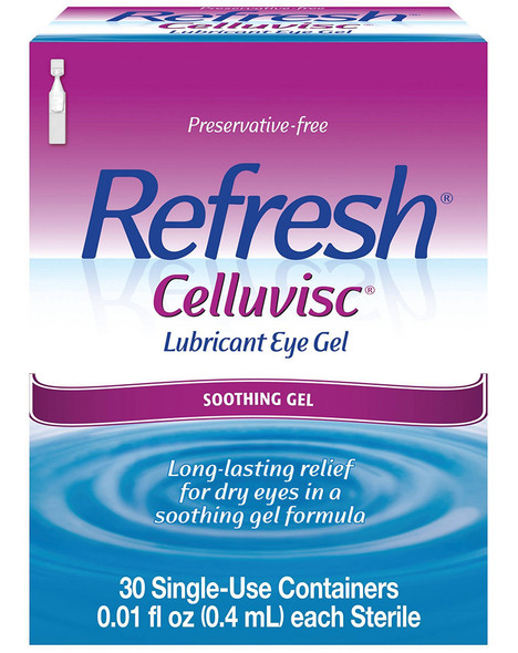 Refresh Celluvisc Lubricant Eye Gel Single-Use Containers - 30 ct