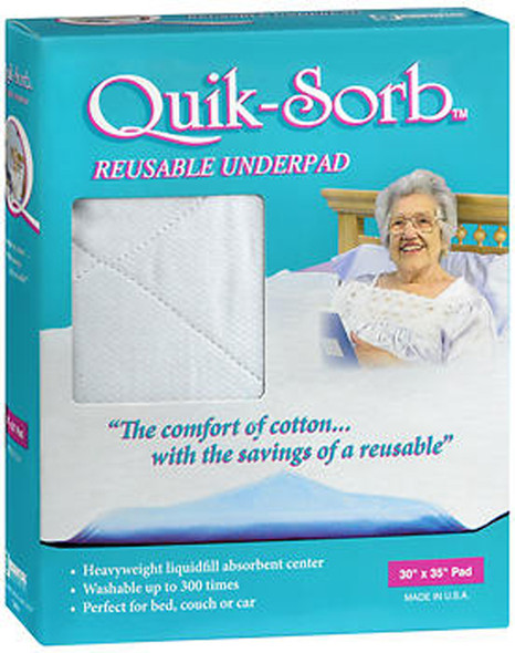 Essential Medical Supply Quik-Sorb Reusable Underpad 30"x35" - 1 ea.