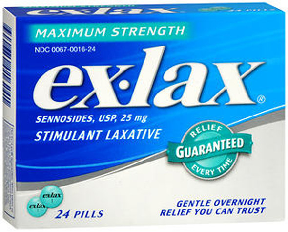 Ex-Lax Pills Maximum Strength - 24 ct