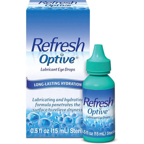 Refresh Optive Mega3 Lubricant Eye Drops With Flaxseed Oil 30 ct