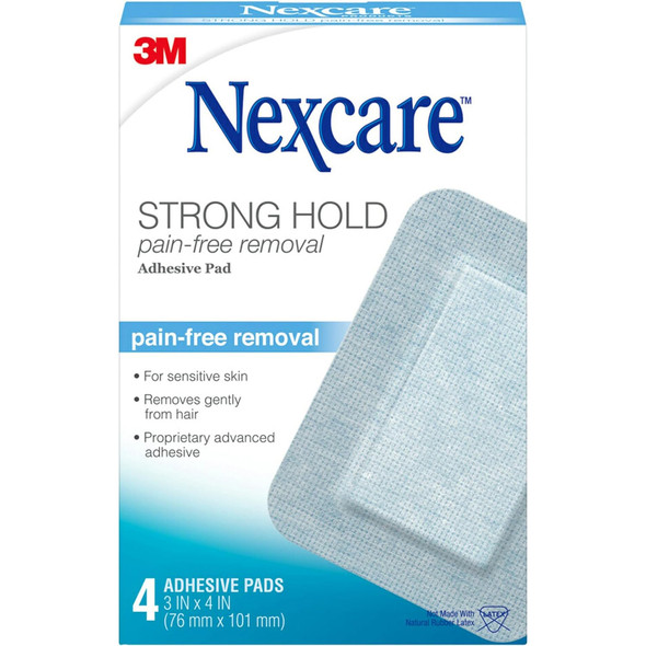 3M Nexcare Adhesive Pads Sensitive Skin 3X4"- 4 pads 3M Nexcare Adhesive Pads Sensitive Skin 3X4"- 4 pads