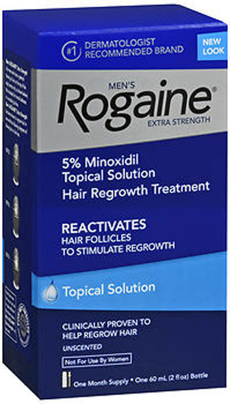Rogaine Extra Strength Hair Regrowth Treatment Men's , Unscented - 2 oz