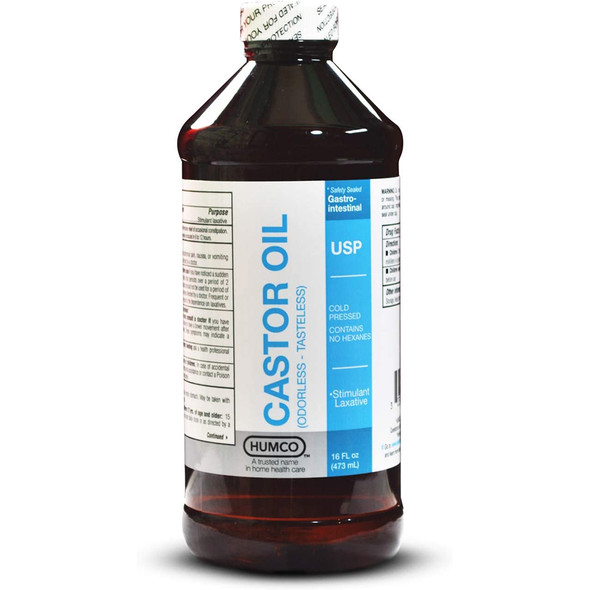 Humco Castor Oil for Constipation - 16 oz