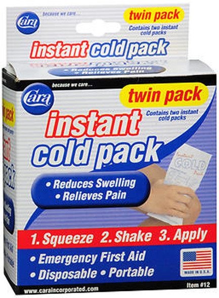 Cara Instant Cold Packs, #12 - 2 ct