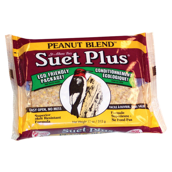 Peanut Blend Suet Cake Bird Food, 11oz - Each