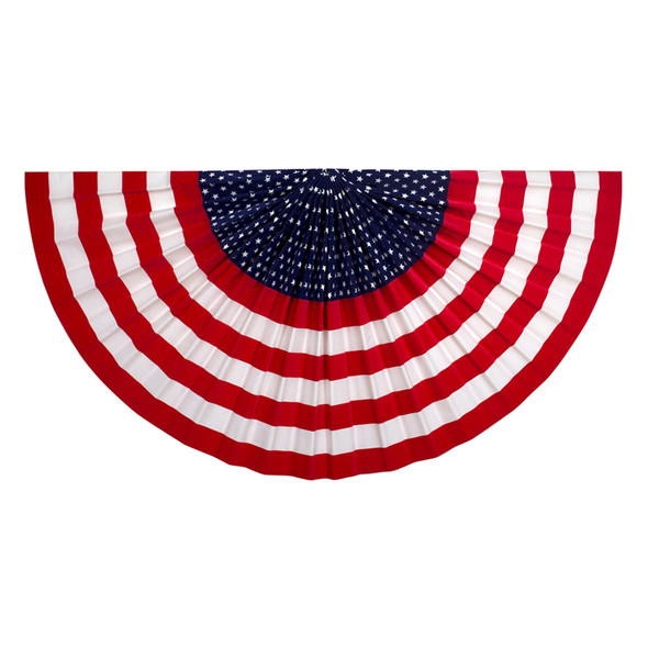 Patriotic Bunting-Striped, Red/White/Blue, 24X48" - 1 Pkg
